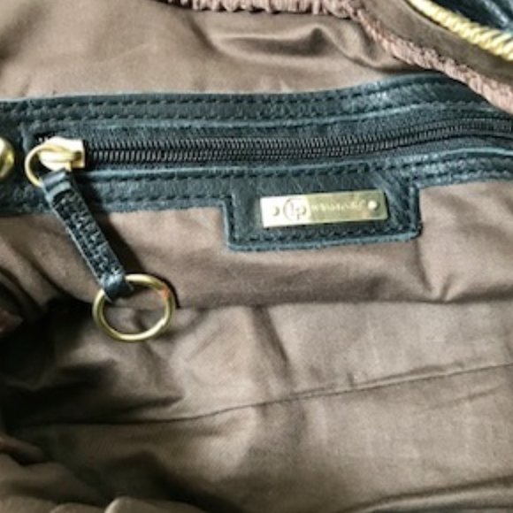 Linea Pelle Gold Stud Leather Bag - Picture 9 of 10